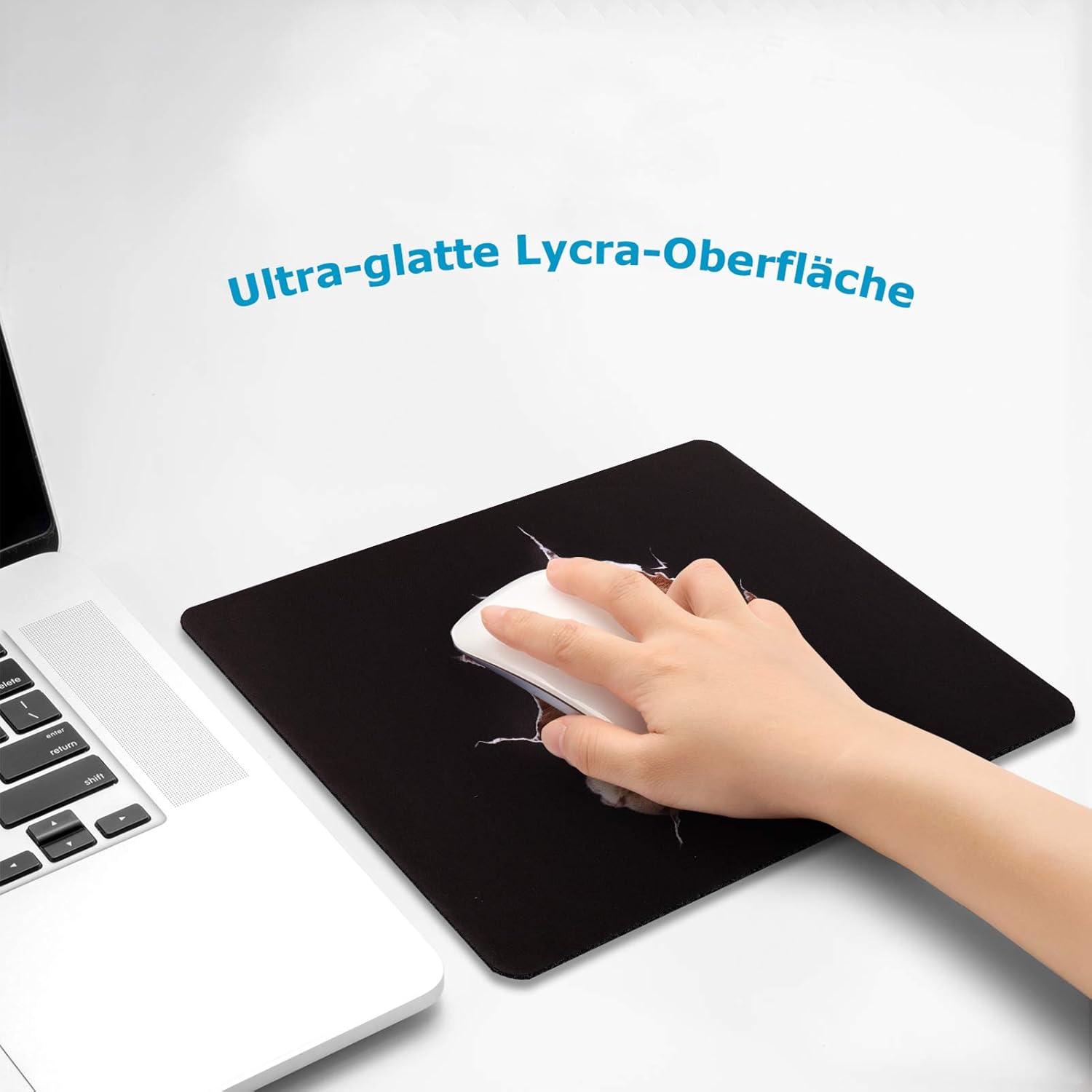 Kleines Niedliches Mousepad mit Katzenmotiv 24x20x0,3cm