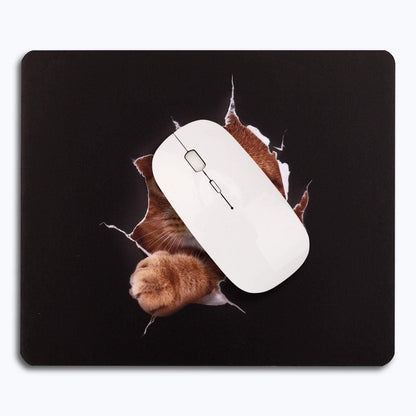 AOKSUNOVA Mauspad Klein Niedliches Design 24x20 cm Anti-Rutsch Mousepad Katze