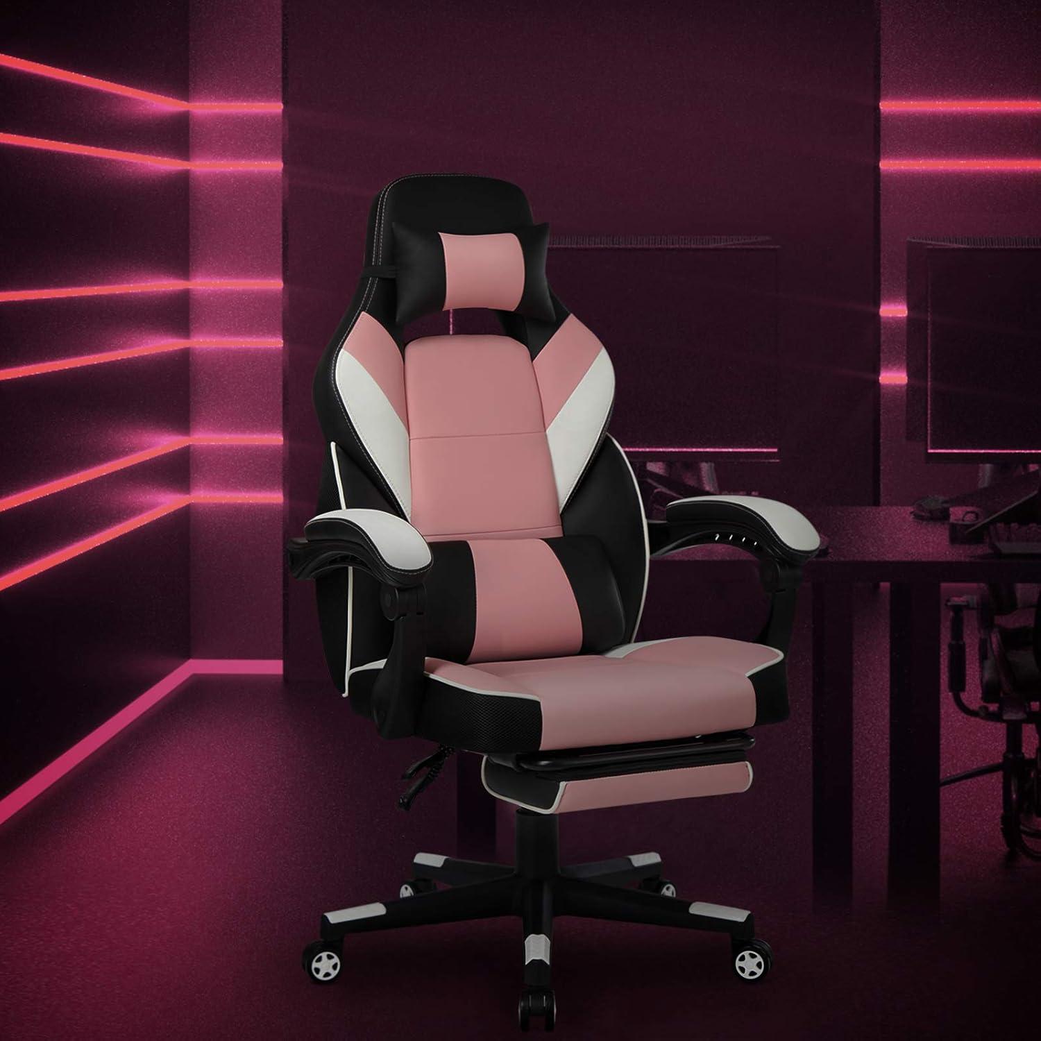 Intimate WM Heart Gaming Stuhl Ergonomisch Zocker Stuhl Rosa