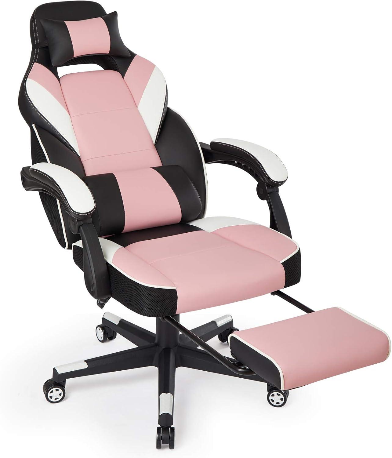 Intimate WM Heart Gaming Stuhl Ergonomisch Zocker Stuhl Rosa