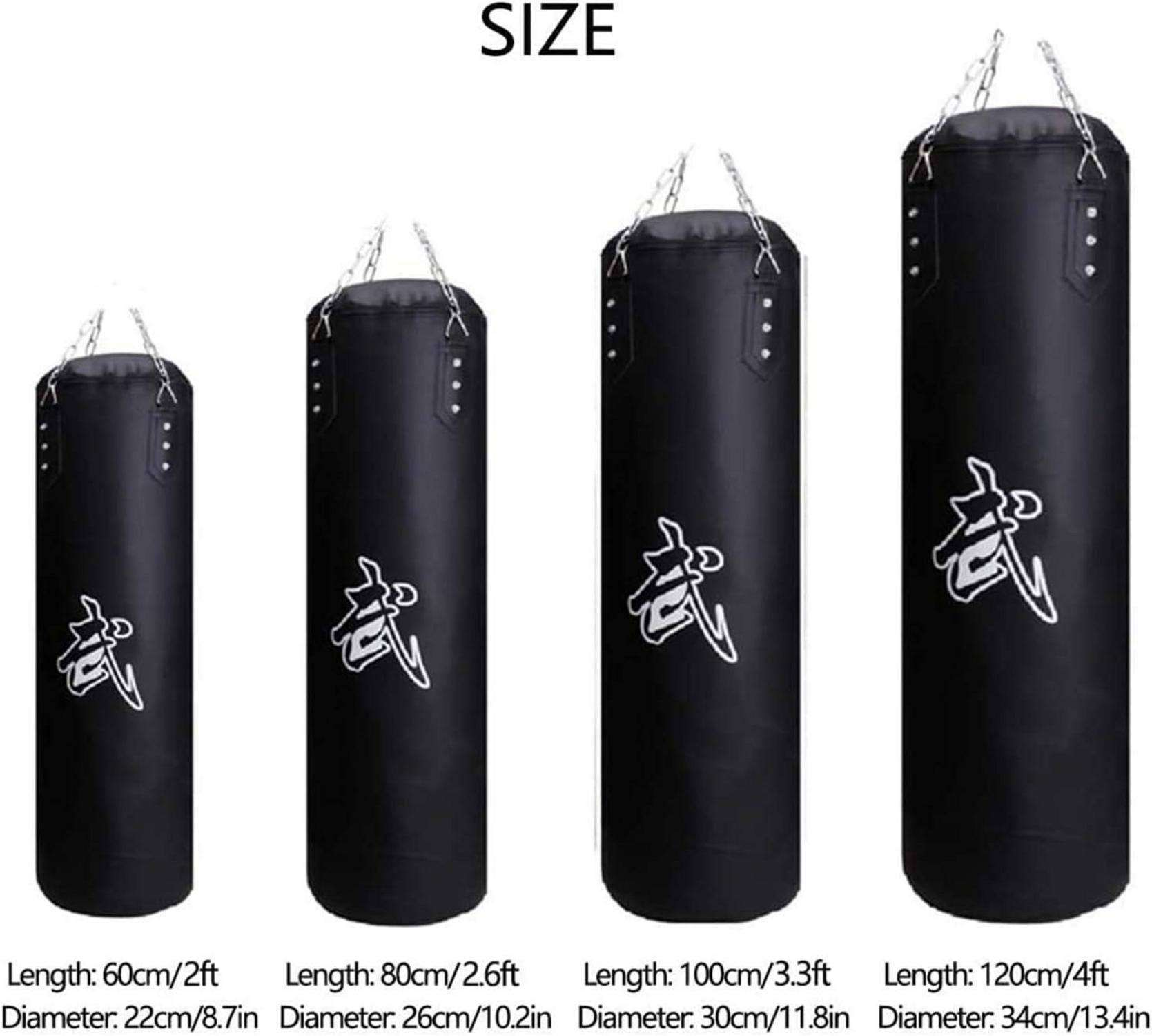 Boxsack Hängend Sandsack Set für Boxen MMA Muay Thai UFC 120cm