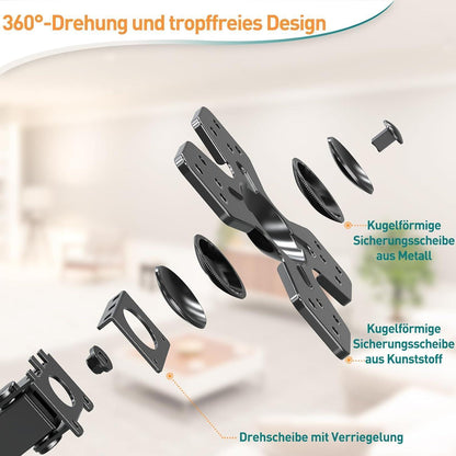 Monitor Wandhalterung Schwenkbar Neigbar 14-30 Zoll VESA