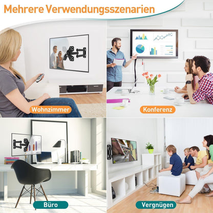 Monitor Wandhalterung Schwenkbar Neigbar 14-30 Zoll VESA