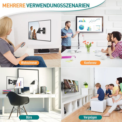 Monitor Wandhalterung Schwenkbar Neigbar für 14-30 Zoll TVs bis 15kg
