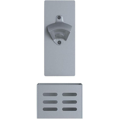 Magnetischer Wand Flaschenöffner Grau