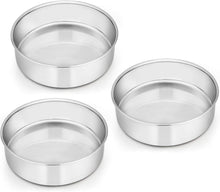 Kuchenform Set Edelstahl 3er-Set 16 cm Gesund Ungiftig Leicht zu