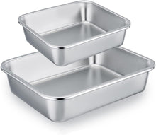 Auflaufform Set Edelstahl Rechteckig Kuchenform Tiramisu Form
