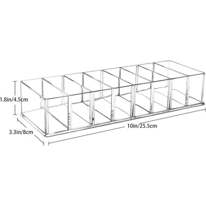Kosmetik Organizer Acryl Aufbewahrungsboxen 8 Fächer