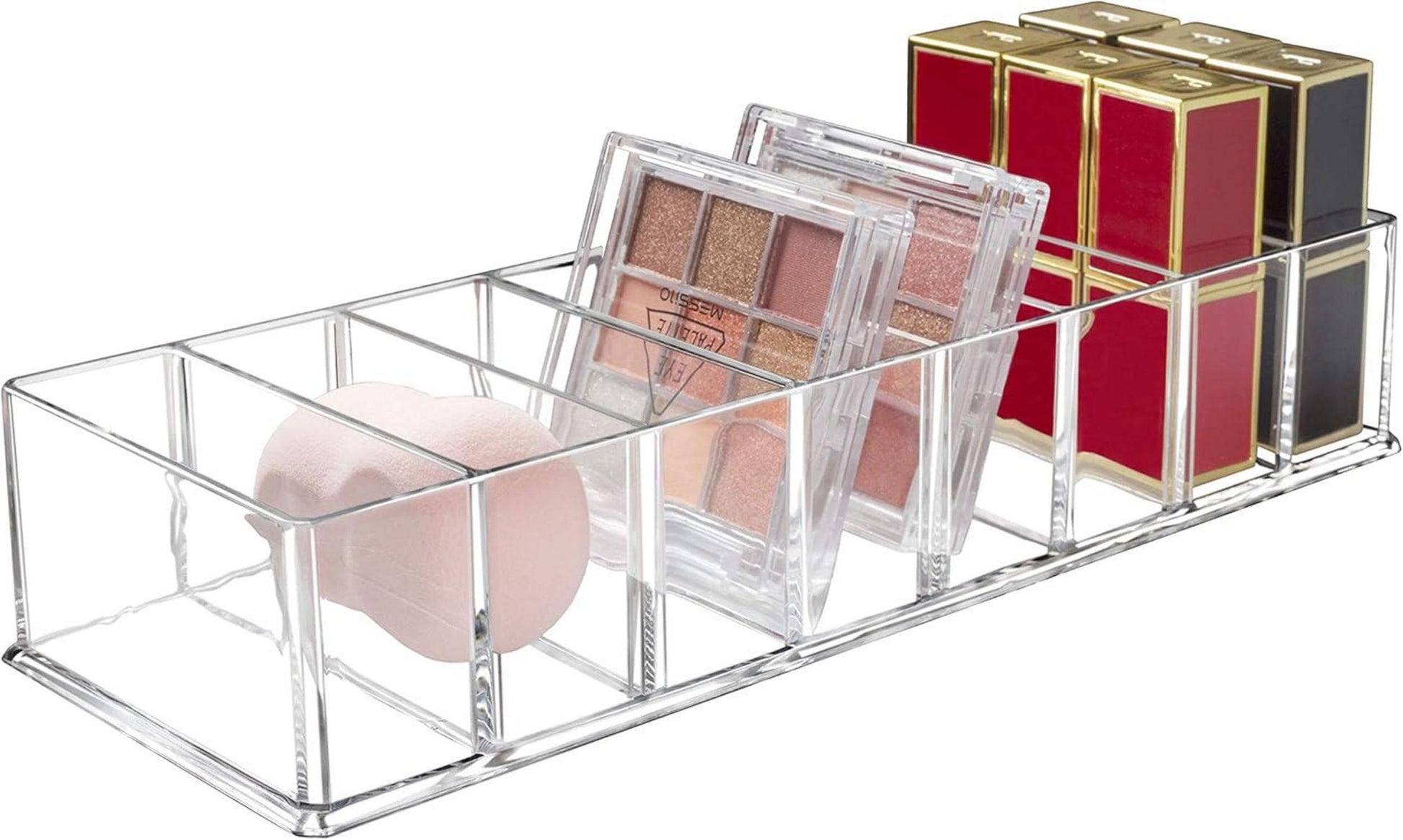Abnehmbarer Kosmetik Organizer 8 Fächer Acryl Aufbewahrungsboxen