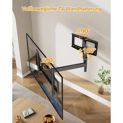 TV Wandhalterung langer Schwenkarm 1090mm für 37-80 Zoll TVs