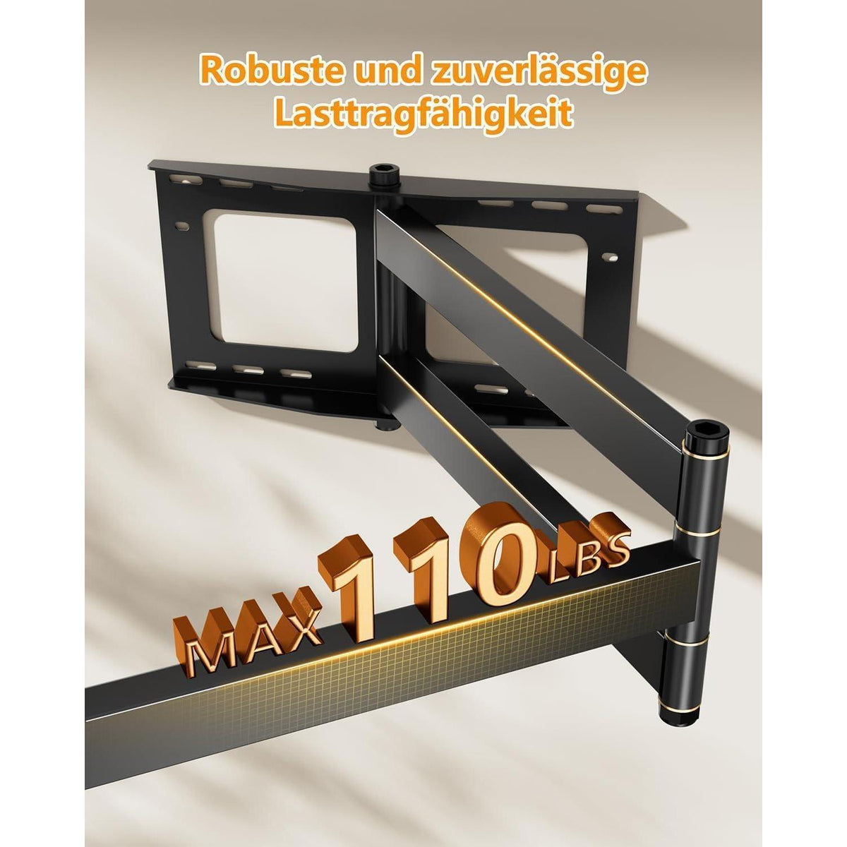 TV Wandhalterung langer Schwenkarm 1090mm für 37-80 Zoll TVs