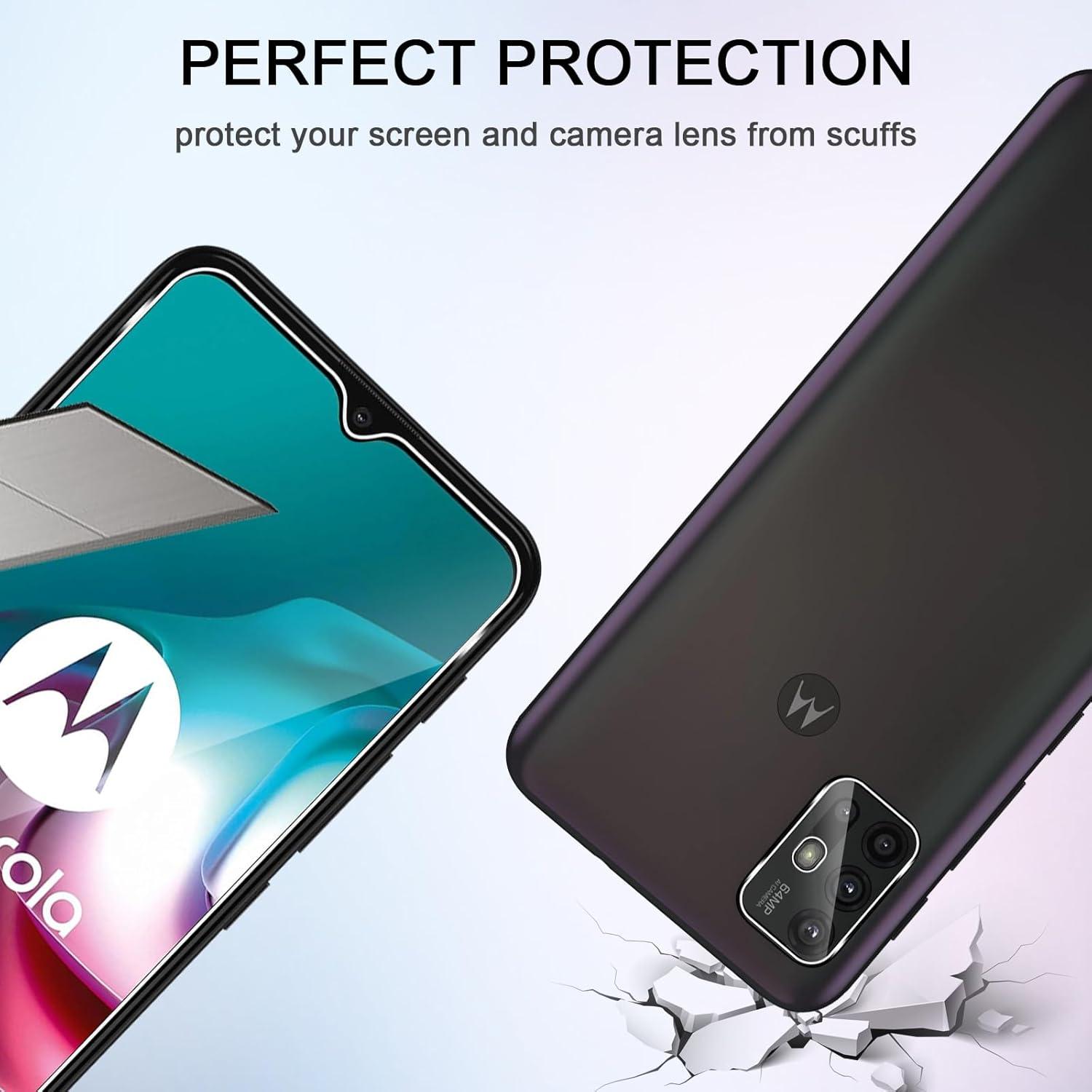 Schutzfolie Motorola Moto G10 G30 9H Hartglas Panzerfolie 4er Set