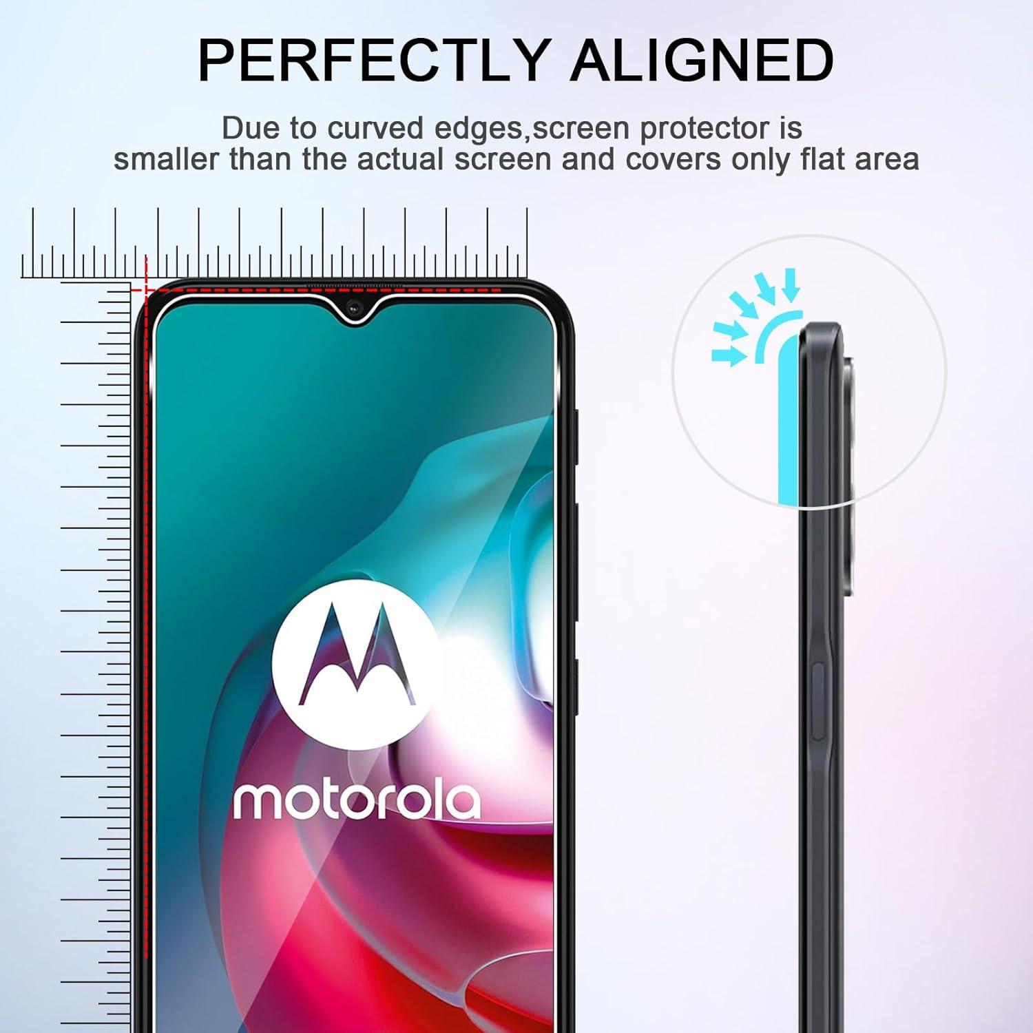 Schutzfolie Gehärtetem Glas für Motorola Moto G10 G30 4er-Set