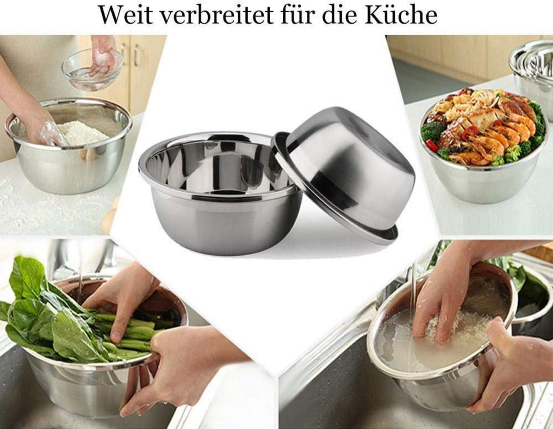 Edelstahl Schüssel Multifunktional Küchenschüssel Salatschüssel 20cm