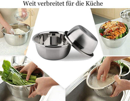 Edelstahl Schüssel Multifunktional Küchenschüssel Salatschüssel 20cm