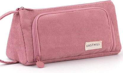 Großes Federmäppchen Schreibwarenbeutel Pink für Teenager