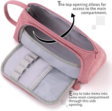 Großes Federmäppchen Schreibwarenbeutel für Mädchen, Pink