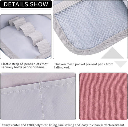 EASTHILL Federmäppchen für Mädchen mit großem Fassungsvermögen - Pink