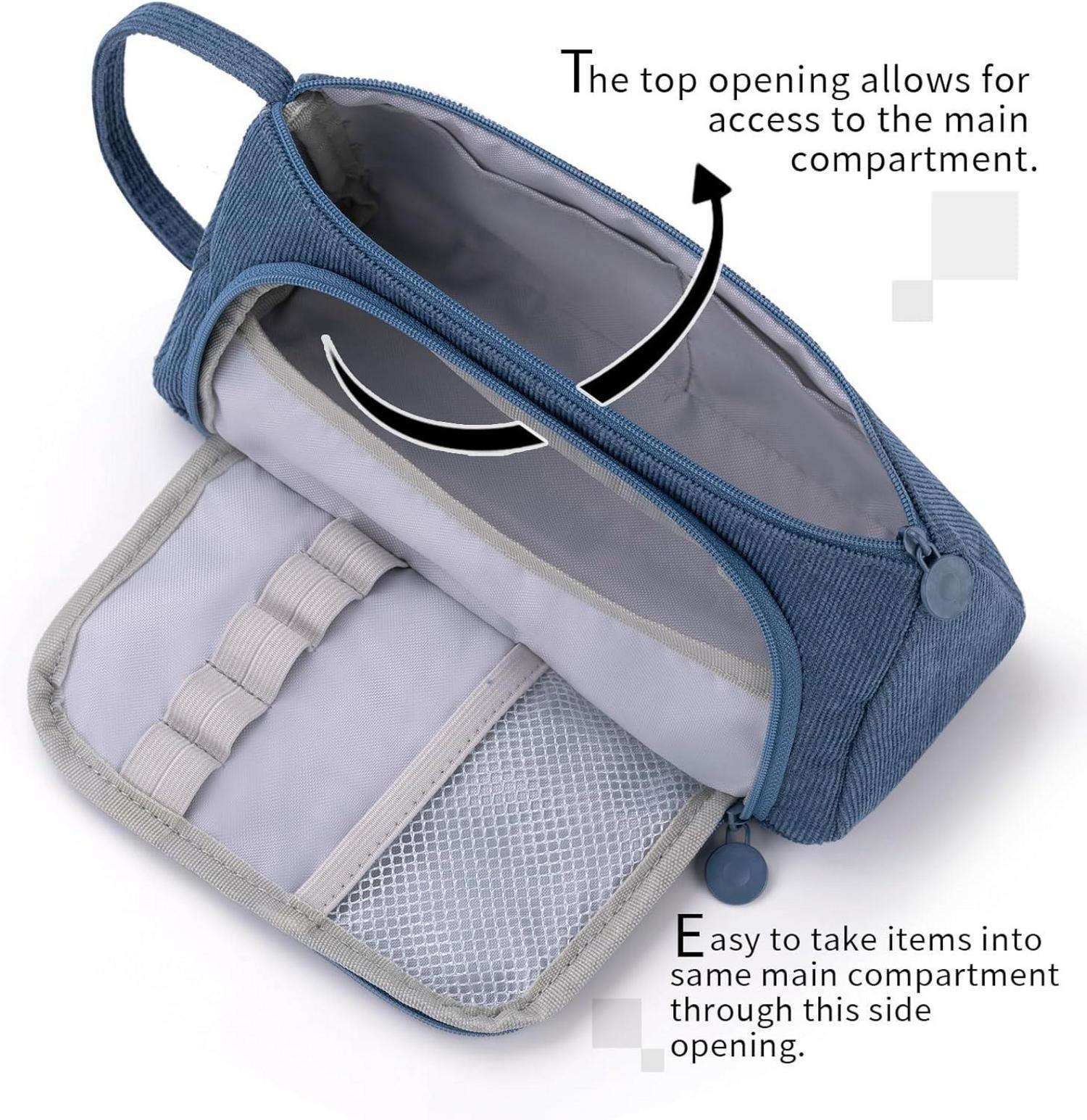 Großes Easthill Federmäppchen Blau Geschenk Middle High