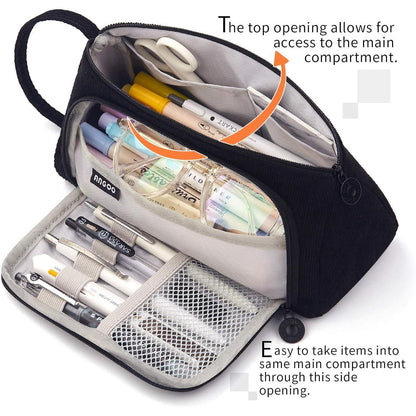 Großes Federmäppchen mit viel Fassungsvermögen für Schule