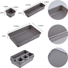 8-teiliges Schubladen Organizer Set, Aufbewahrungsbox für