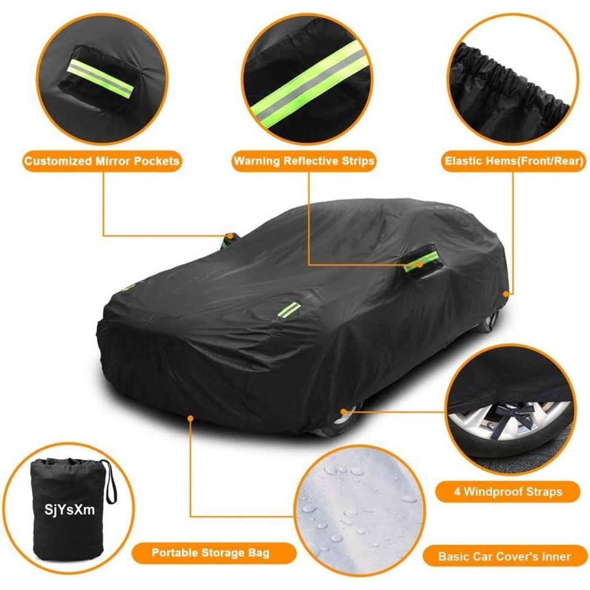 Autoabdeckung Ford Mustang 1965-2025 | Wasserdicht & Schutz