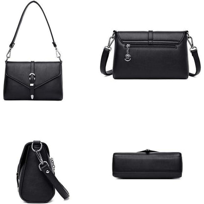 Damen Umhängetasche aus PU-Leder Elegant Schultertasche