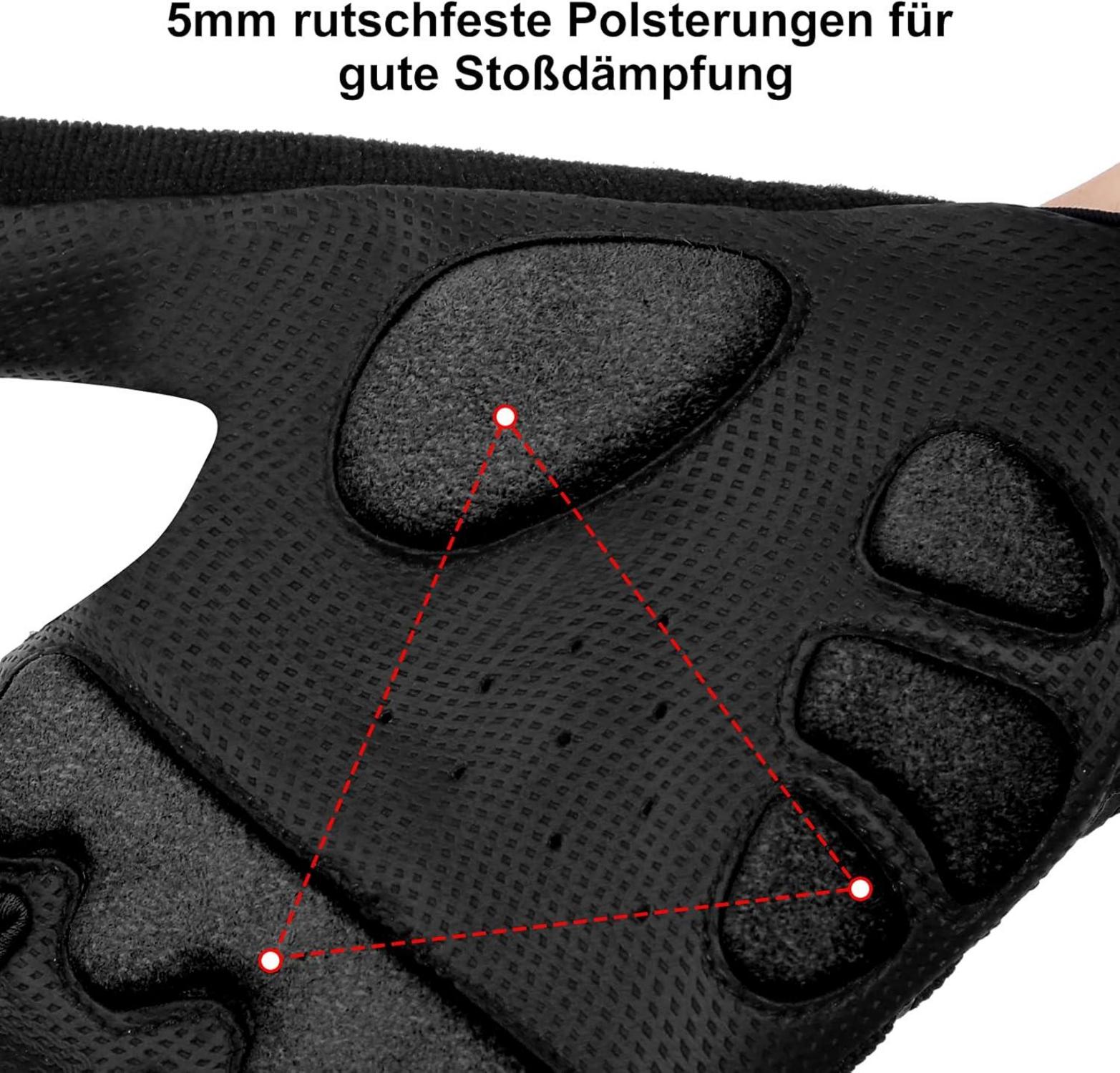 Cevapro Fahrradhandschuhe Herren Damen Mountainbike Gel Radsport Fitness M