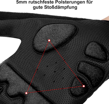 Cevapro Fahrradhandschuhe Herren Damen Mountainbike Gel Radsport Fitness M