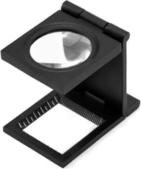 Klapplupe 10X Bildschirmlupe mit Maßstab und Tasche