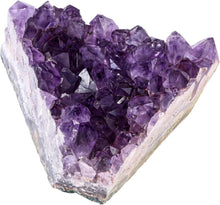 Amethyst Drusensegment Rohstück Kristall Cluster Fengshui Ornament