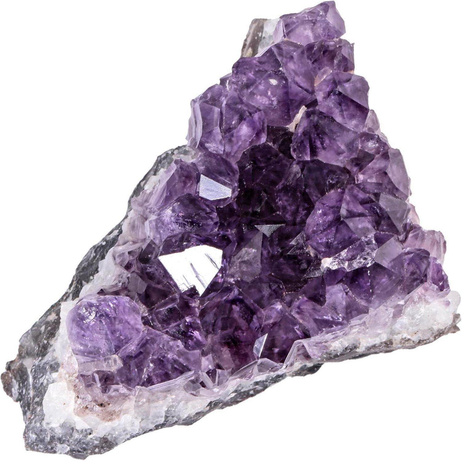 Amethyst Drusensegment Rohstück Naturstein Fengshui Deko