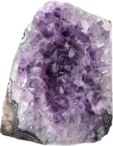 Natürlicher Amethyst Drusensegment Rohstück Fengshui Ornament