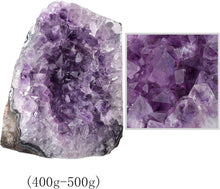 Natürlicher Amethyst Drusensegment Rohstück 400-500g