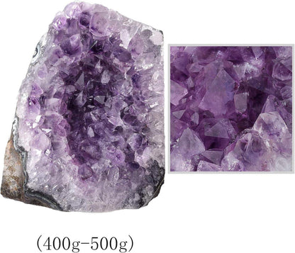 Natürlicher Amethyst Drusensegment Rohstück 400-500g