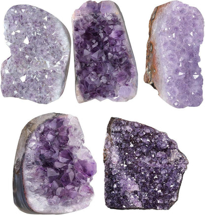 Natürlicher Amethyst Drusensegment Rohstück 400-500g Fengshui Ornament
