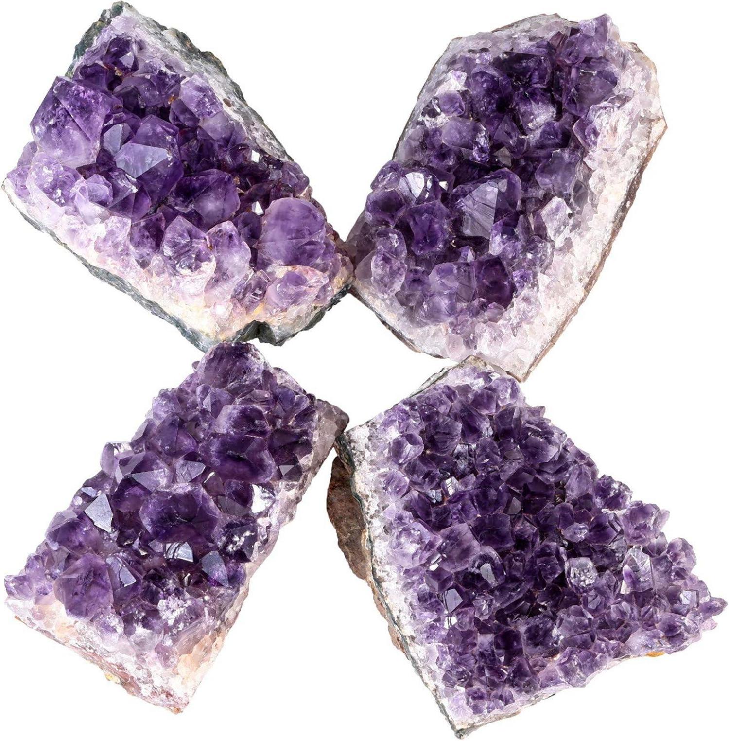 Natürlicher Amethyst Kristall Cluster Specimen Fengshui Ornament