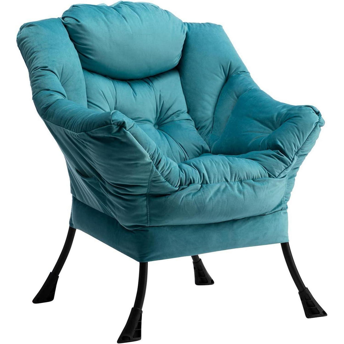 Ohrensessel Samt Blau – Bequemer Relaxsessel für Wohnzimmer