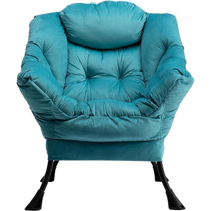 Ohrensessel Samt Blau – Bequemer Relaxsessel für Wohnzimmer