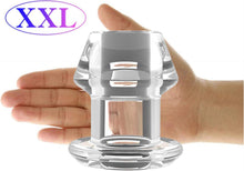 Hohler Transparenter Anal Expander mit Stecker - Analplug