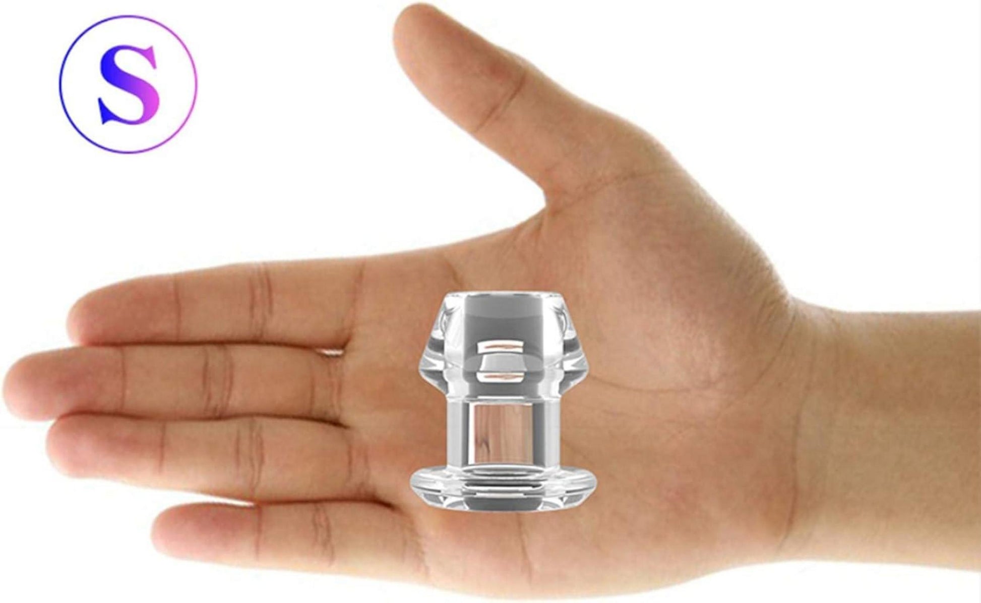 Transparenter Analplug Dilatator Expander für Männer Frauen Paare S (1er