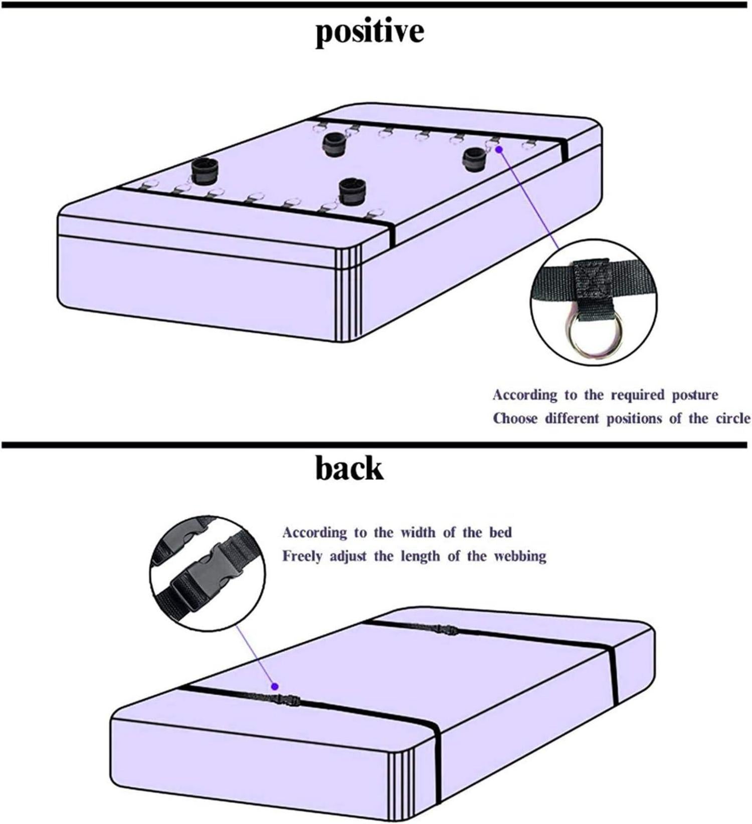 BDSM Set 9-teilig Straußenfeder Peitsche Satin Augenmaske Handschellen