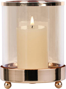 Hurrikan Kerzenhalter Gold Stumpenkerzenhalter Deluxe Design