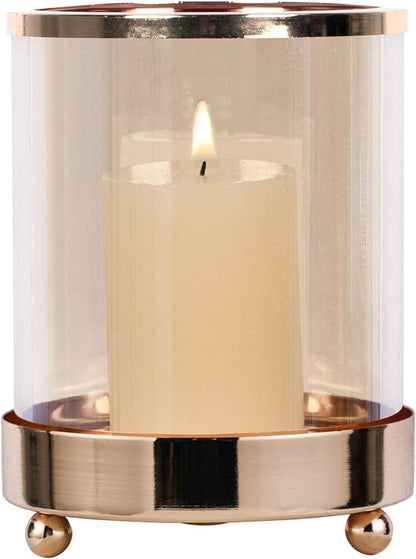 Hurrikan Kerzenhalter Gold Stumpenkerzenhalter Deluxe Design