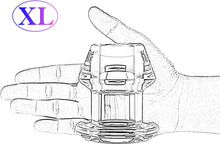 Hohler Transparenter Anal Expander mit Stecker XL