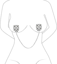 BDSMAGE Legierung Nippelklemme mit Schwarz Nippelsauger