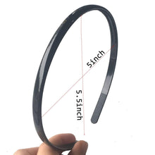 13 Stücke 8mm dünne Kunststoff Stirnbänder mit Zähnen für