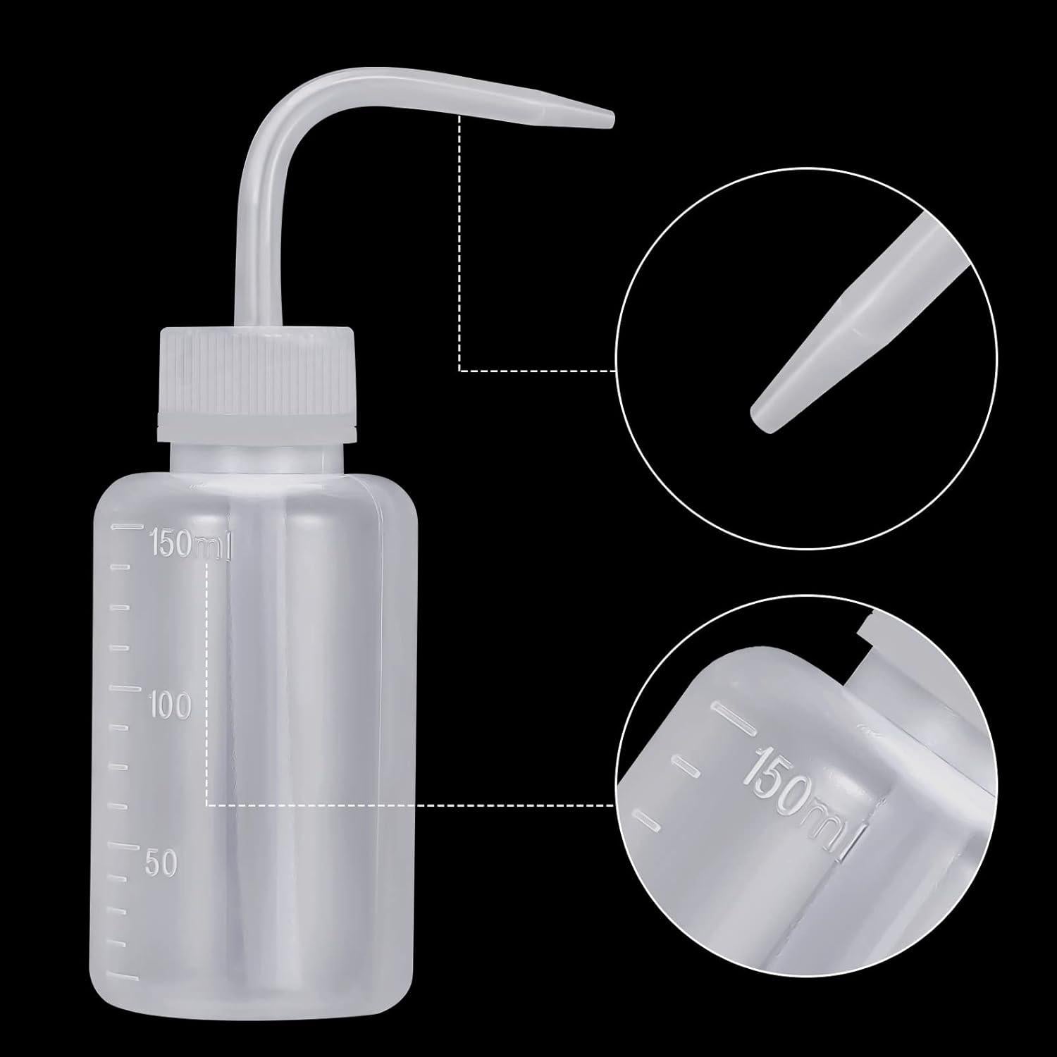 Spritzflasche 3er Pack 150ml Laborflasche Squeeze Flasche extra leicht