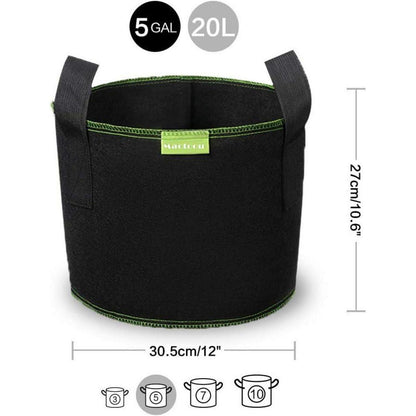 Tomaten Pflanzbeutel 5X 20L Grow Bag für Tomaten Gemüse