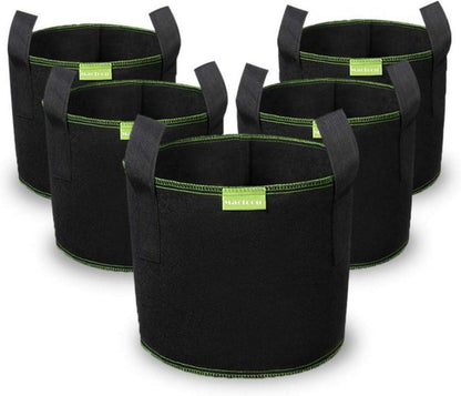Tomaten Pflanzbeutel 5X 20L Pflanzsack Filzstoff Grow Bag Gemüse
